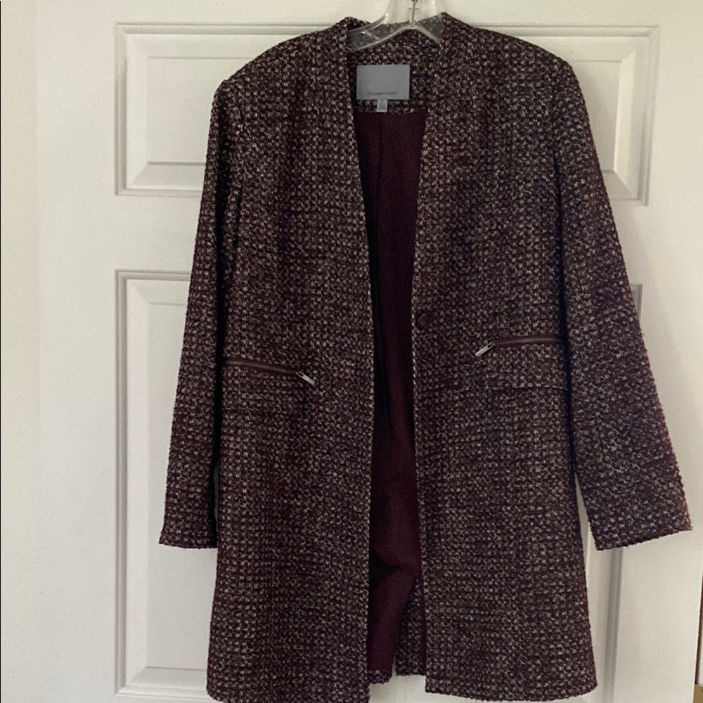 Classiques Entier Burgundy Blazer Tailored Blazer